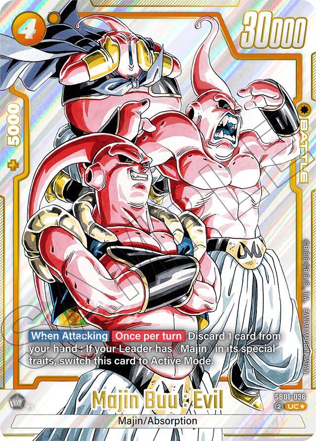 Majin Buu : Evil SB01-036 [ Inglese / Giapponese ]