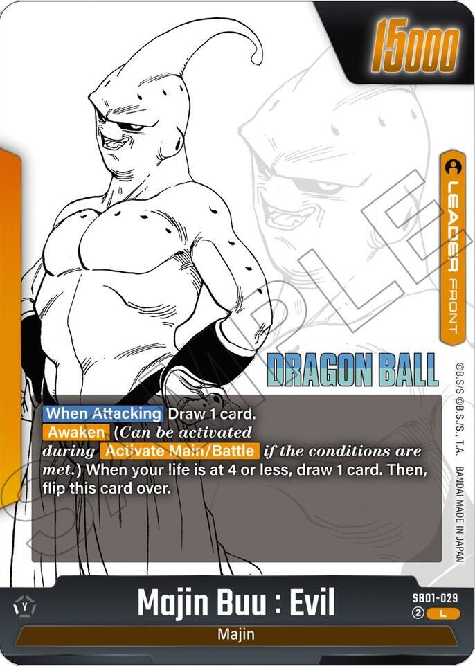 Majin Buu : Evil SB01-029 [ Inglese / Giapponese ]