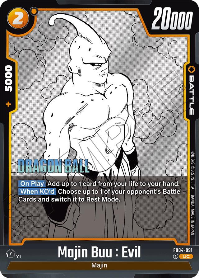 Majin Buu : Evil FB04-091 [ Inglese / Giapponese ]