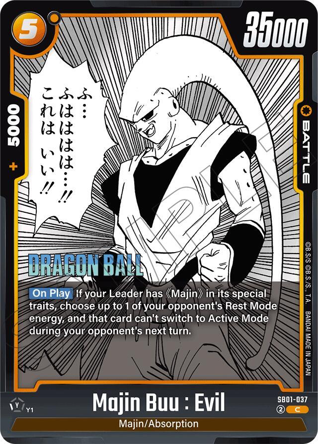 Majin Buu : Evil SB01-037 [ Inglese / Giapponese ]