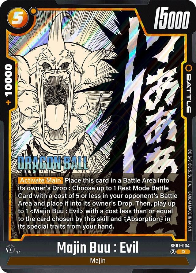 Majin Buu : Evil SB01-034 [ Inglese / Giapponese ]