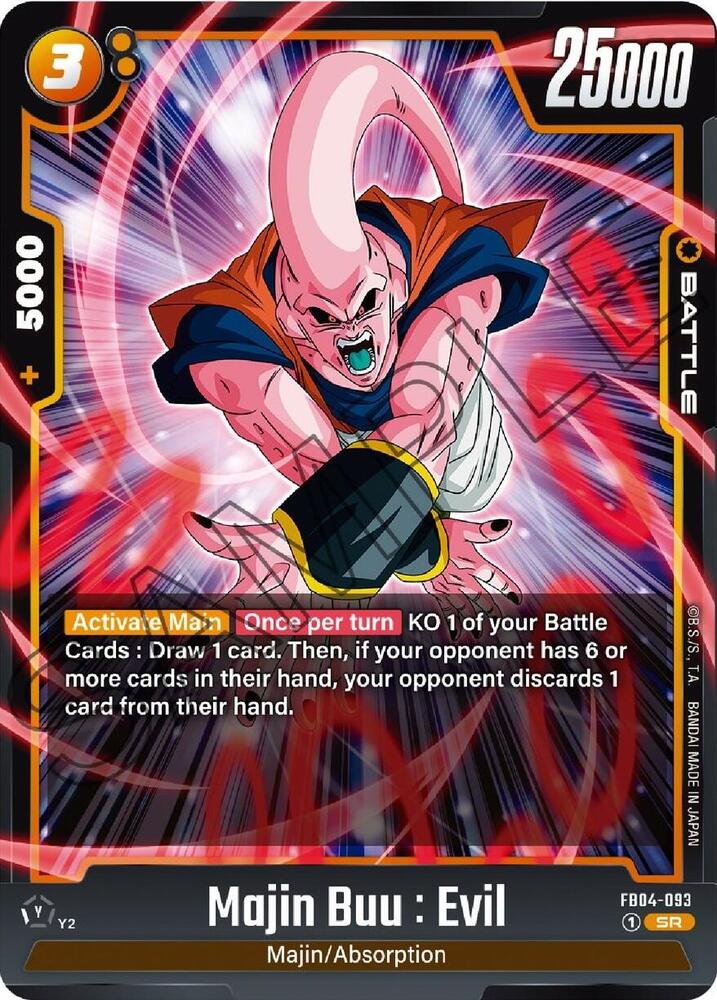 Majin Buu : Evil FB04-093 [ Inglese / Giapponese ]