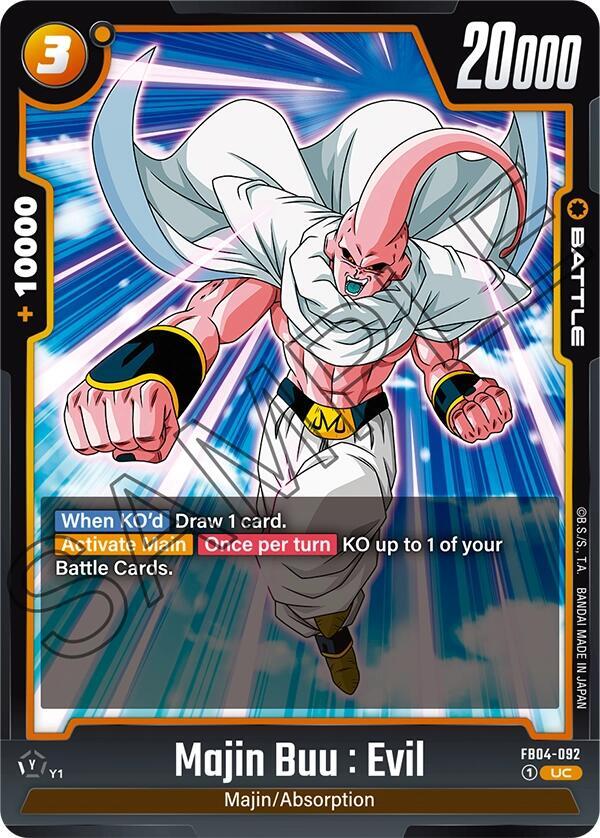 Majin Buu : Evil FB04-092 [ Inglese / Giapponese ]