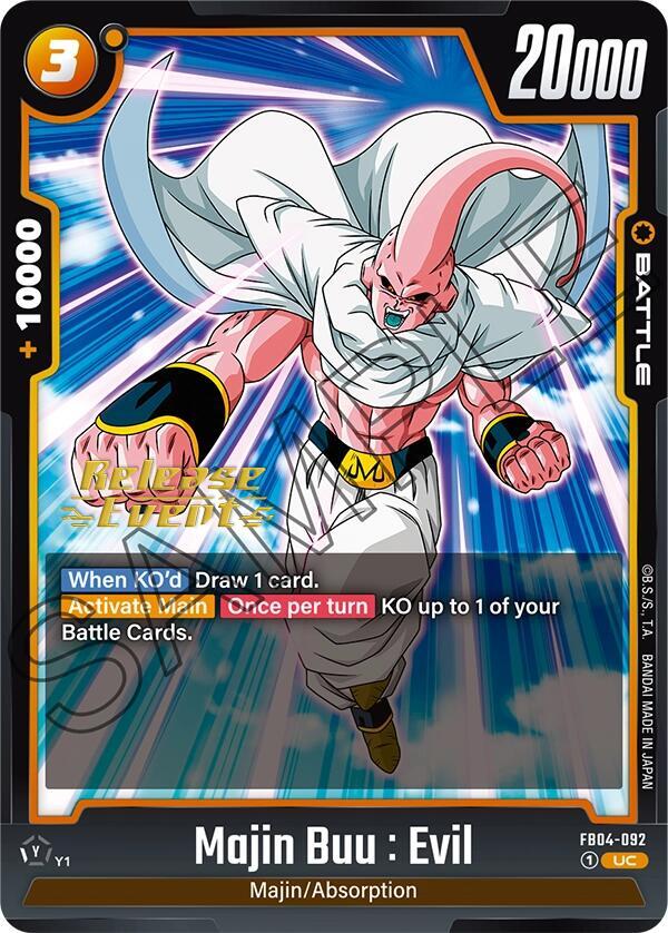 Majin Buu : Evil FB04-092 [ Inglese / Giapponese ]
