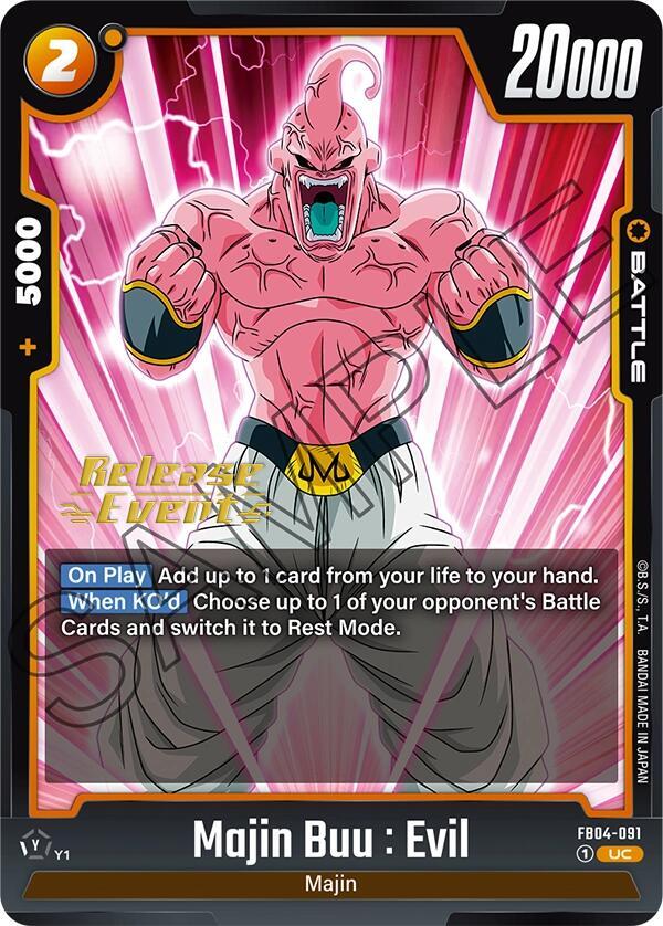 Majin Buu : Evil FB04-091 [ Inglese / Giapponese ]