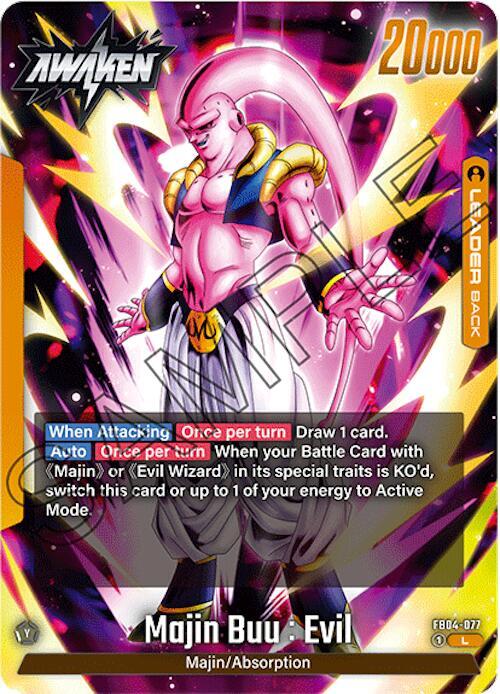 Majin Buu : Evil FB04-077 [ Inglese / Giapponese ]