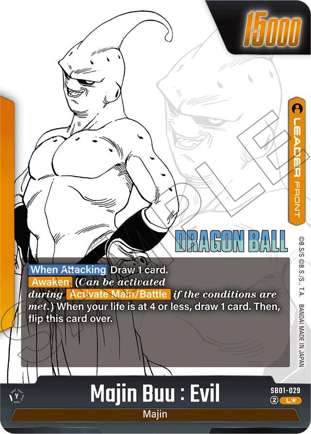 Majin Buu : Evil SB01-029 [ Inglese / Giapponese ]