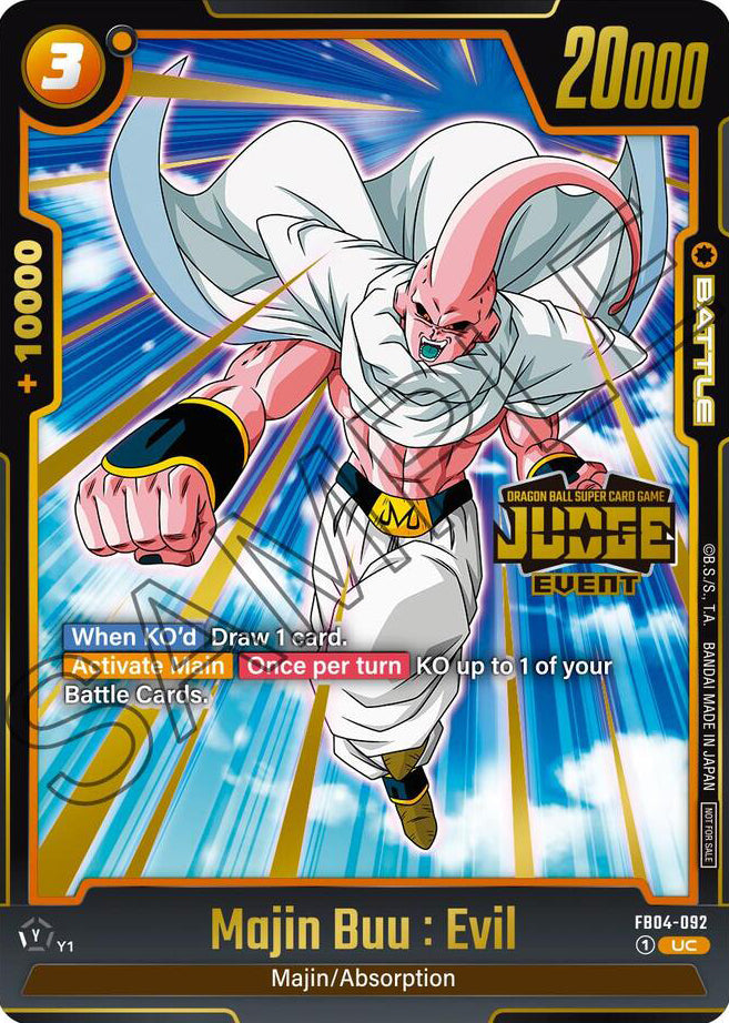Majin Buu : Evil FB04-092 [ Inglese / Giapponese ]