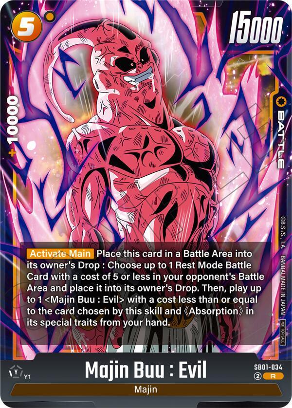 Majin Buu : Evil SB01-034 [ Inglese / Giapponese ]