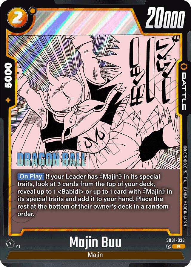 Majin Buu SB01-033 [ Inglese / Giapponese ]