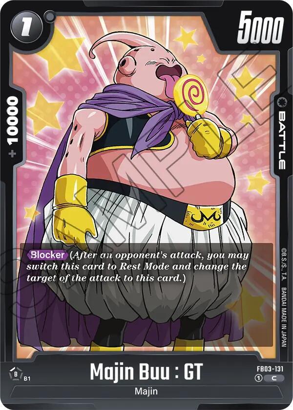 Majin Buu : GT FB03-131 [ Inglese / Giapponese ]