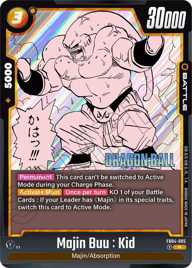 Majin Buu : Kid FB04-095 [ Inglese / Giapponese ]