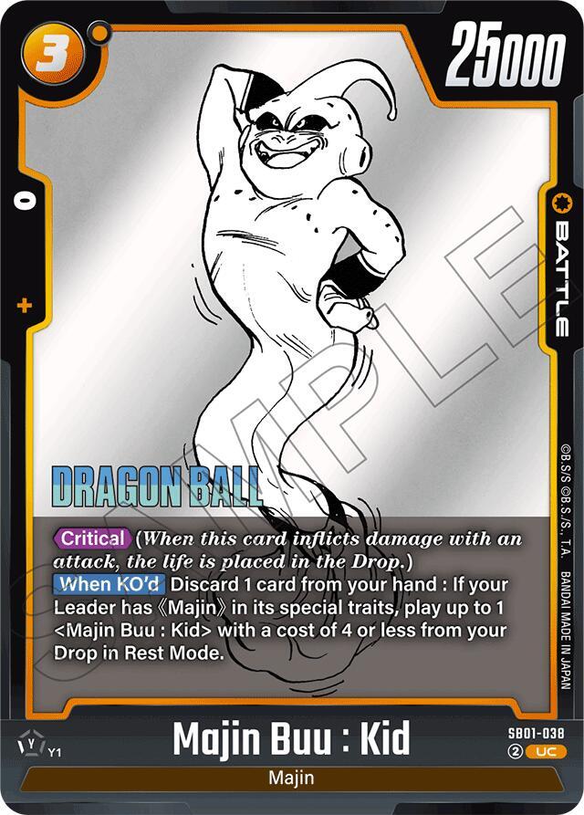 Majin Buu : Kid SB01-038 [ Inglese / Giapponese ]