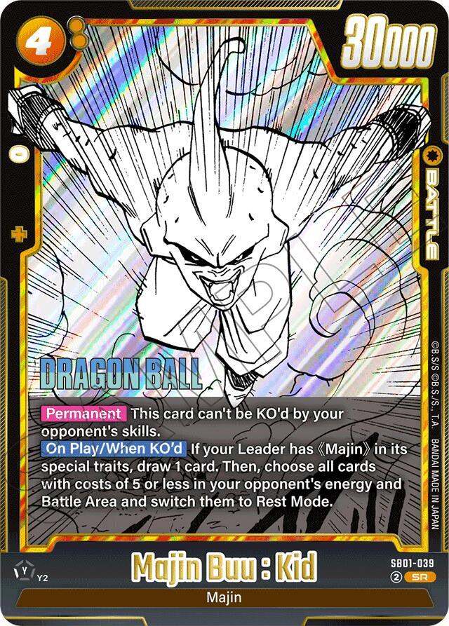 Majin Buu : Kid SB01-039 [ Inglese / Giapponese ]