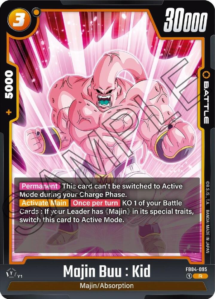 Majin Buu : Kid FB04-095 [ Inglese / Giapponese ]