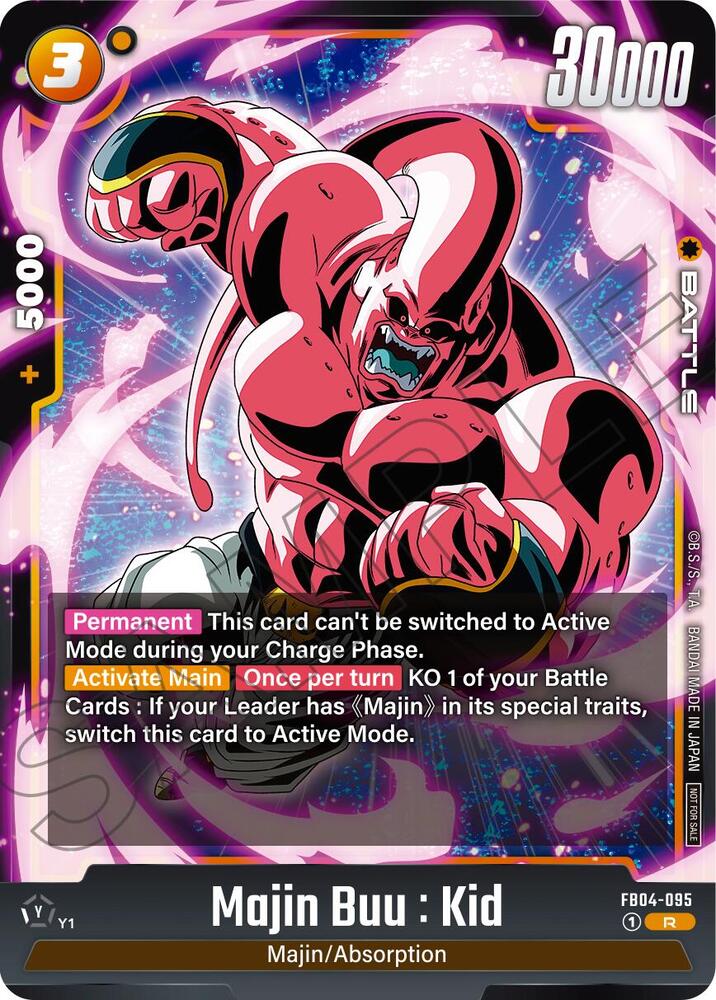 Majin Buu : Kid FB04-095 [ Inglese / Giapponese ]