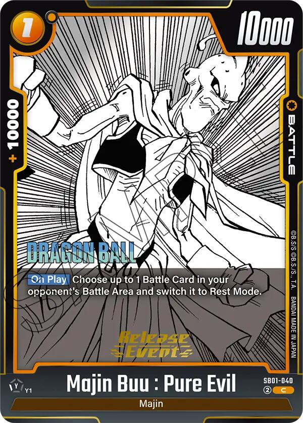 Majin Buu : Pure Evil SB01-040 [ Inglese / Giapponese ]