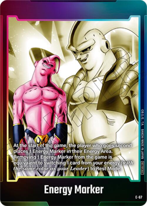 "Majinbuu" Energy Marker E-67 [ Inglese / Giapponese ]