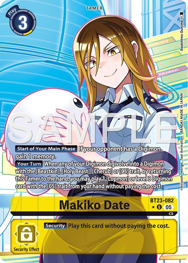 Makiko Date BT23-082 [ Inglese / Giapponese ]
