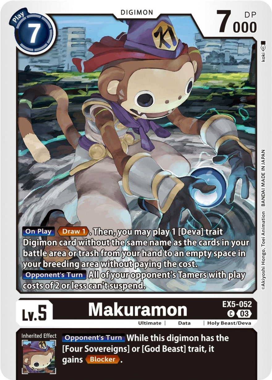 Makuramon EX5-052 [ Inglese / Giapponese ]