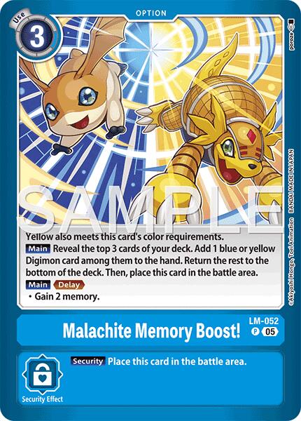 Malachite Memory Boost! LM-052 [ Inglese / Giapponese ]