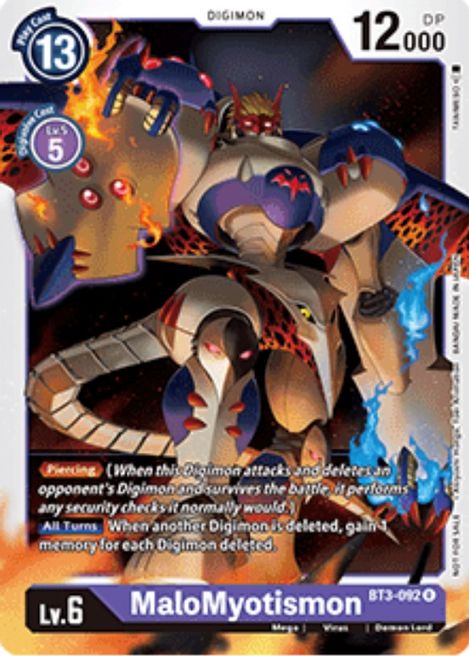 MaloMyotismon BT3-092 [ Inglese / Giapponese ]