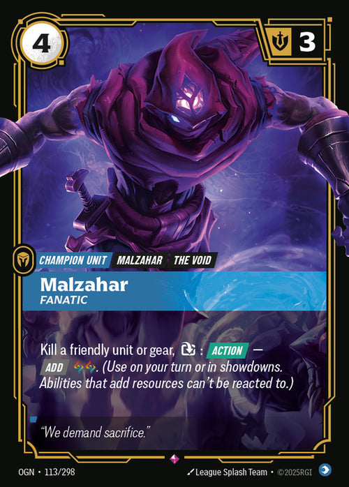 Malzahar - Fanatic [ Inglese / Cinese Semplificato ]