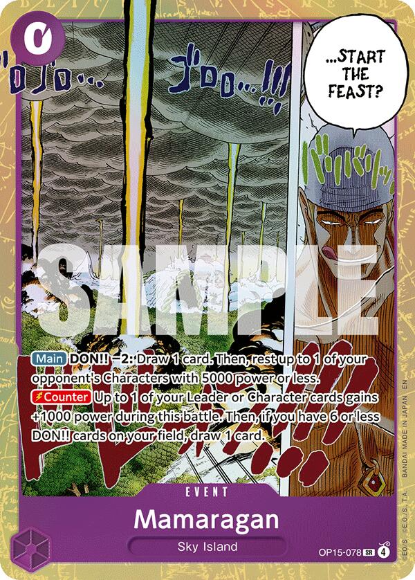 Mamaragan OP15-078 [ Inglese / Giapponese / Francese / Cinese Semplificato ]