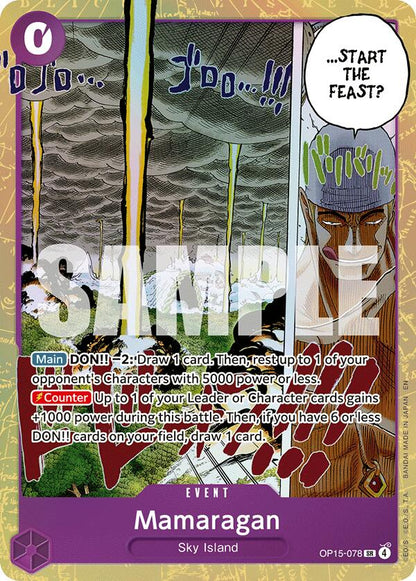 Mamaragan OP15-078 [ Inglese / Giapponese / Francese / Cinese Semplificato ]
