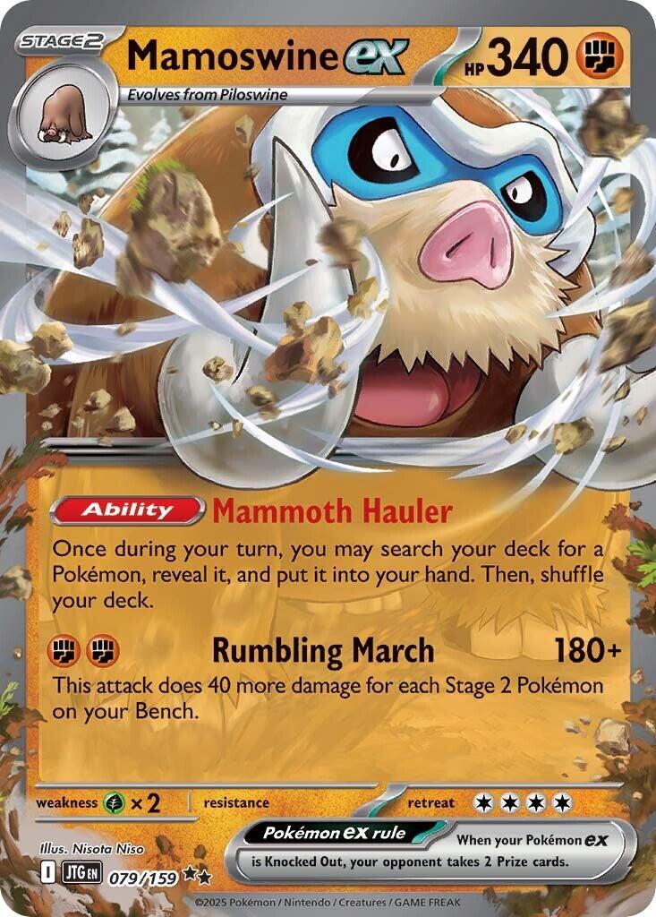 Mamoswine-ex - Avventure Insieme 079/159 [ Italiano / Inglese ]