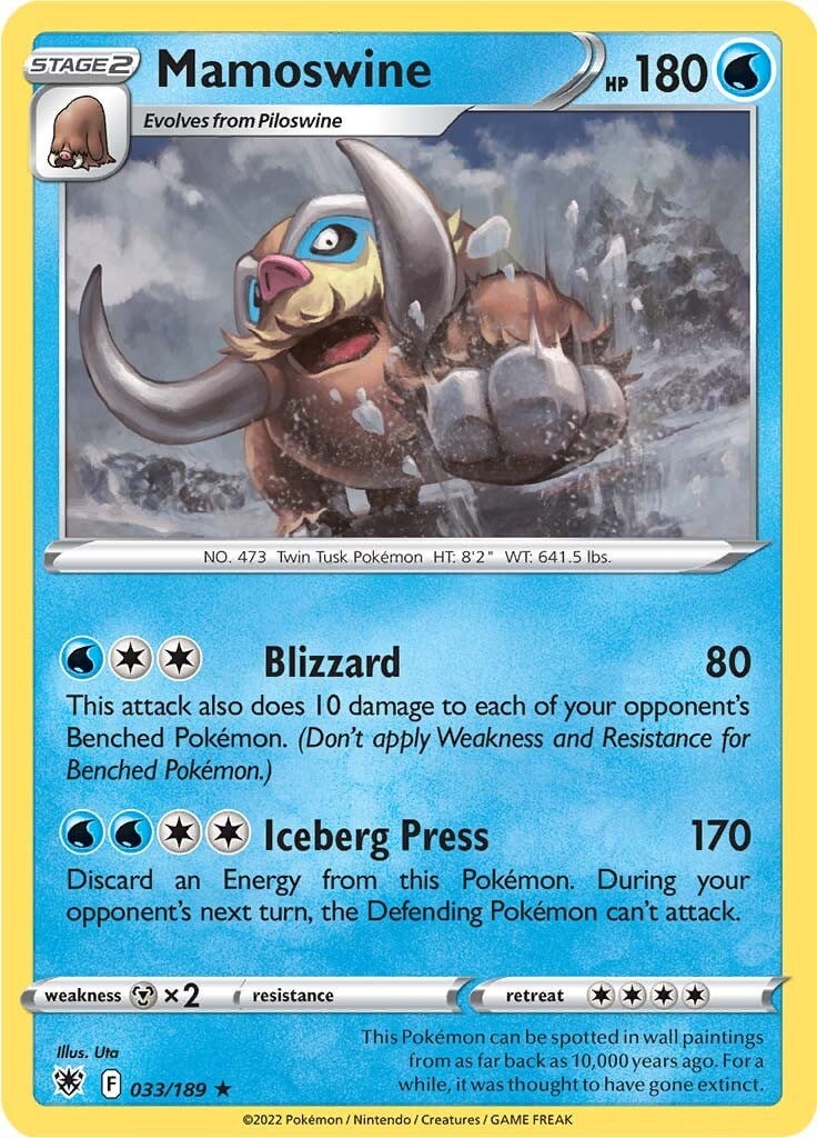Mamoswine - Lucentezza Siderale 033/189 [ Italiano / Inglese ]