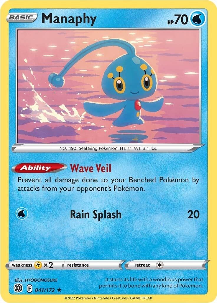 Manaphy - Astri Lucenti 041/172 [ Italiano / Inglese ]