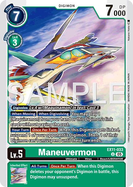 Maneuvermon EX11-033 [ Inglese / Giapponese ]