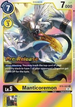 Manticoremon BT6-041 [ Inglese / Giapponese ]