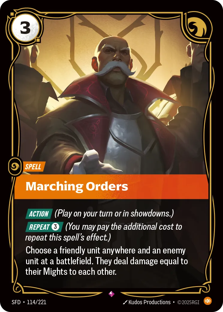 Marching Orders (RARE) [ Inglese / Cinese Semplificato ]