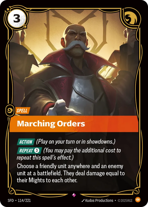 Marching Orders [ Inglese / Cinese Semplificato ]
