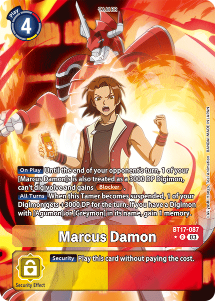 Marcus Damon BT17-087 [ Inglese / Giapponese ]