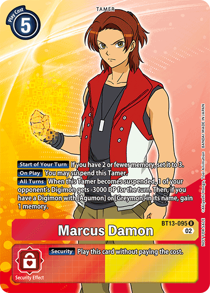 Marcus Damon BT13-095 [ Inglese / Giapponese ]