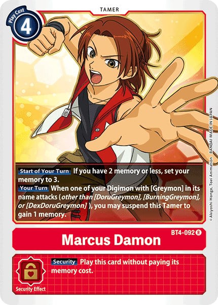 Marcus Damon BT4-092 [ Inglese / Giapponese ]