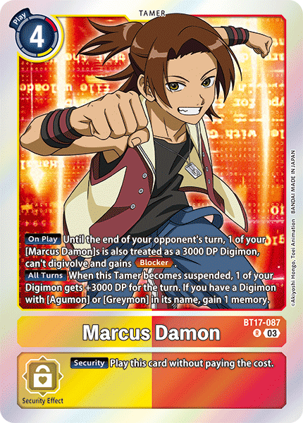 Marcus Damon BT17-087 [ Inglese / Giapponese ]
