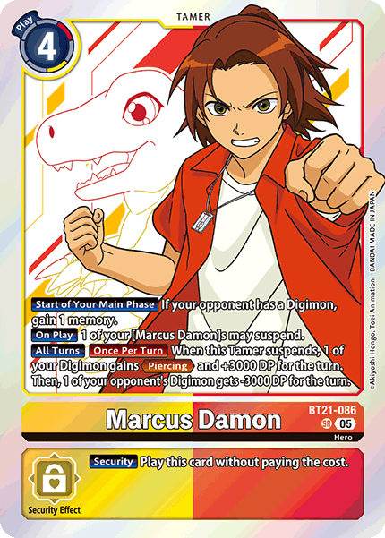 Marcus Damon BT21-086 [ Inglese / Giapponese ]