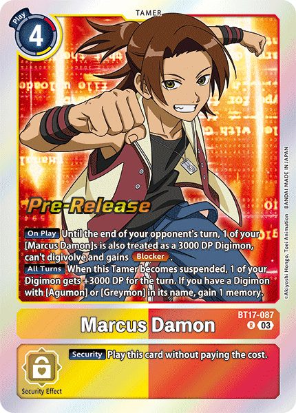 Marcus Damon BT17-087 [ Inglese / Giapponese ]