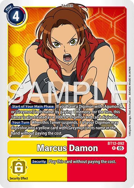 Marcus Damon BT12-092 [ Inglese / Giapponese ]