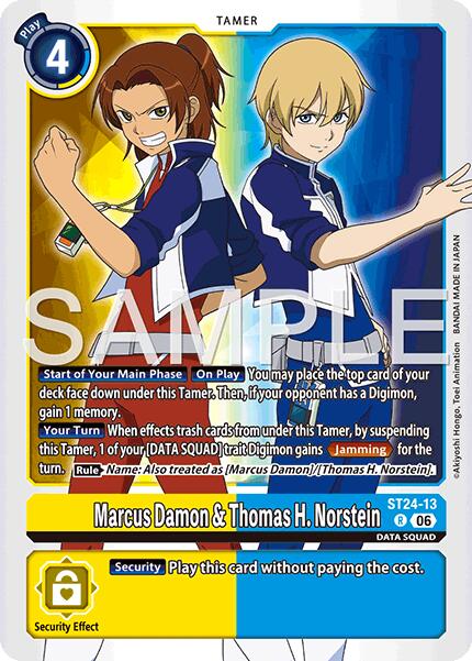 Marcus Damon & Thomas H Norstein ST24-13 [ Inglese / Giapponese ]