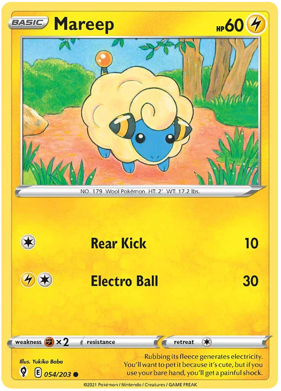 Mareep - Evoluzioni Eteree 054/203 [ Italiano / Inglese ]