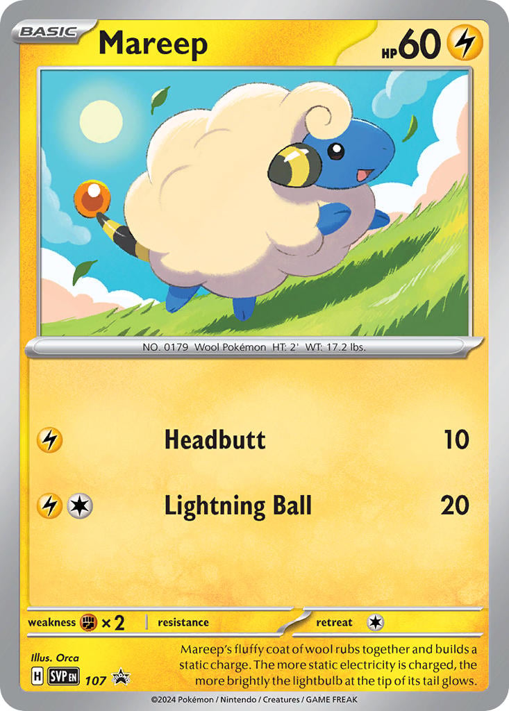 Mareep - SVP Black Star Promos SVP 107 [ Italiano ]