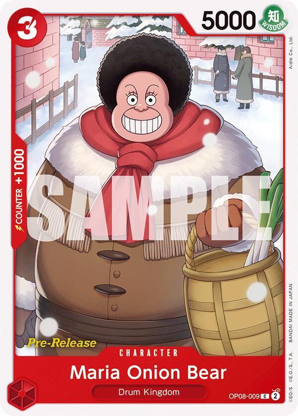Maria Onion Bear OP08-009 [ Inglese / Giapponese / Francese / Cinese Semplificato ]
