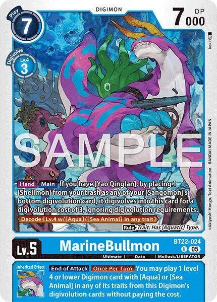 MarineBullmon BT22-024 [ Inglese / Giapponese ]