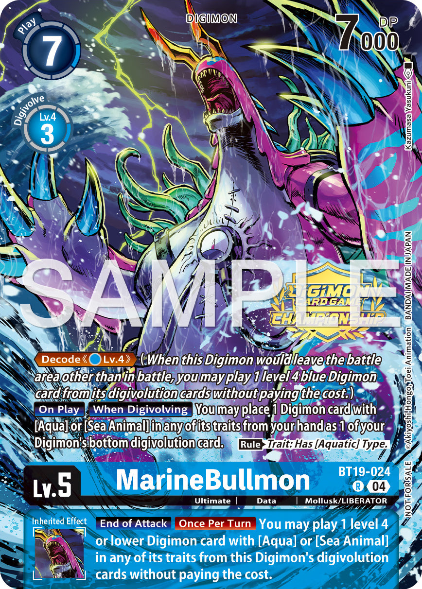 MarineBullmon BT19-024 [ Inglese / Giapponese ]