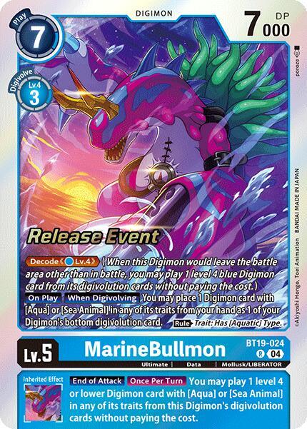 MarineBullmon BT19-084 [ Inglese / Giapponese ]